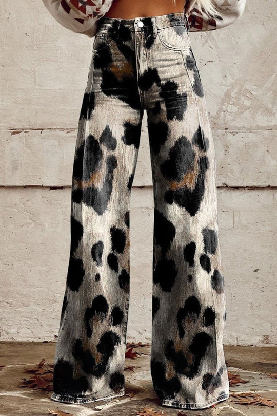 JEN | COW PRINT PANTS
