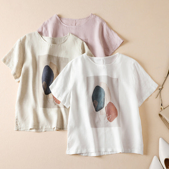 Laurienne™ |Printed T-shirt