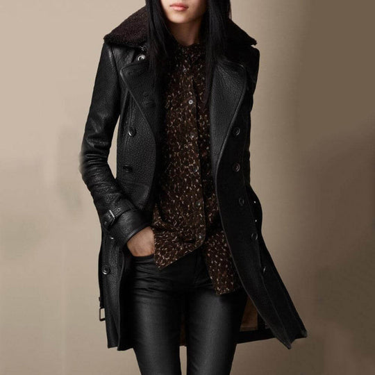 Theresa™ | Premium Leather Coat