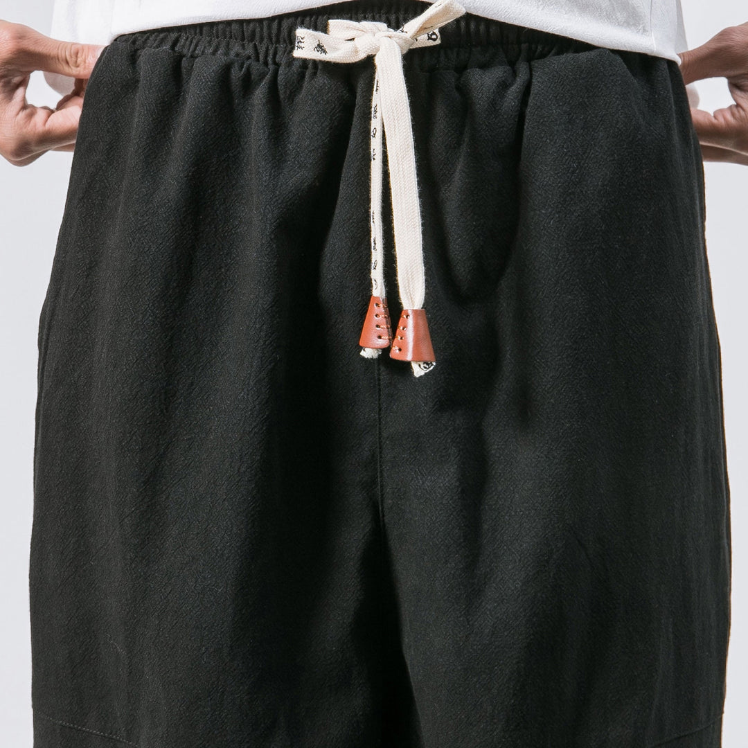 Shao - Comfort harem pants in cotton