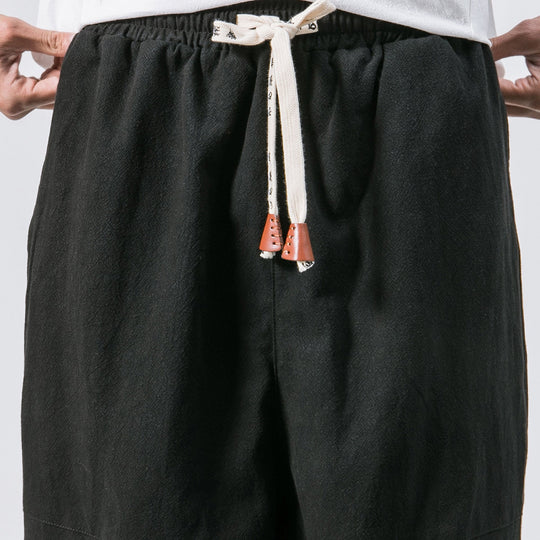 Shao - Comfort harem pants in cotton