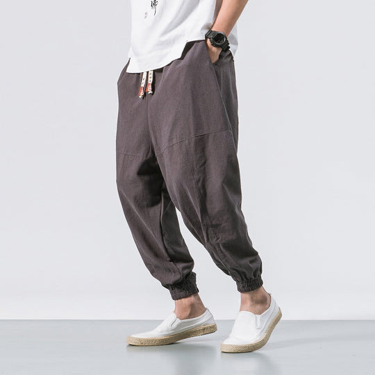 Shao - Comfort harem pants in cotton