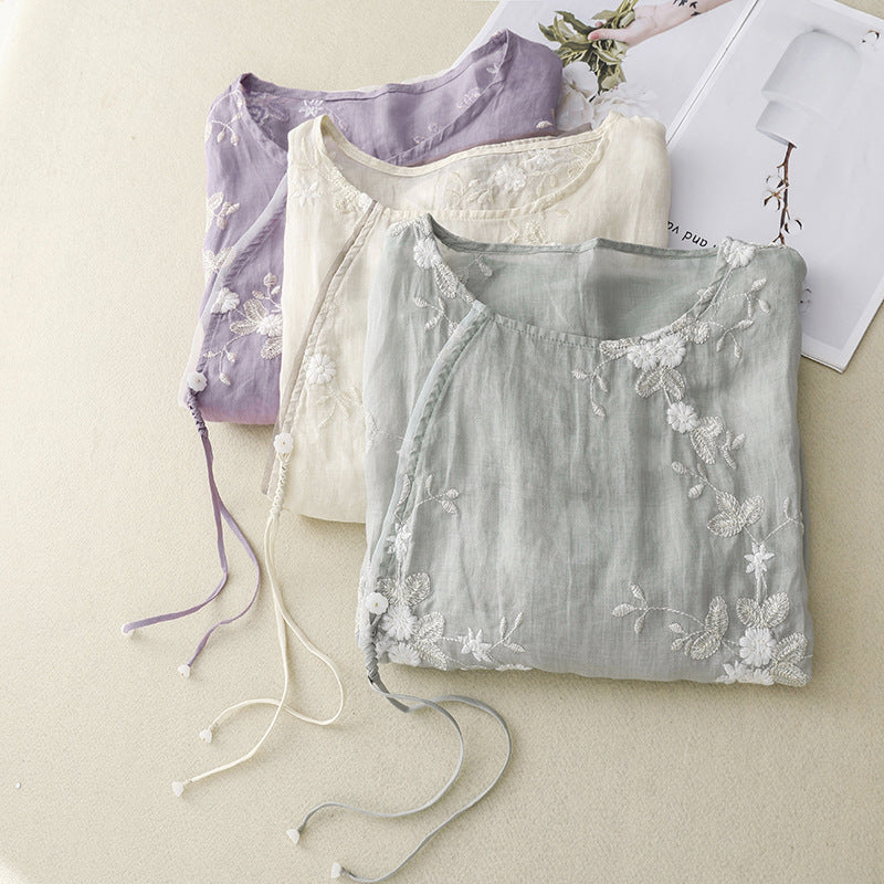 Laurienne™ | Embroidered Blouse