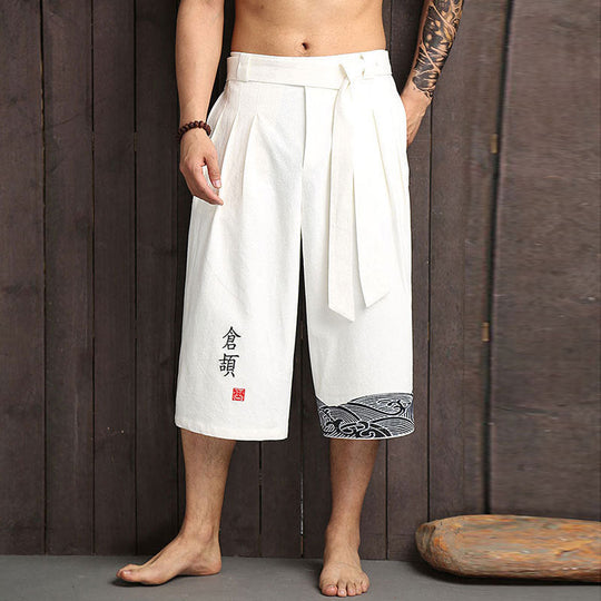 Taro - Japanese comfort cropped pants