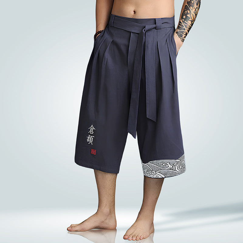 Taro - Japanese comfort cropped pants