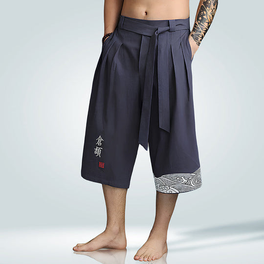 Taro - Japanese comfort cropped pants