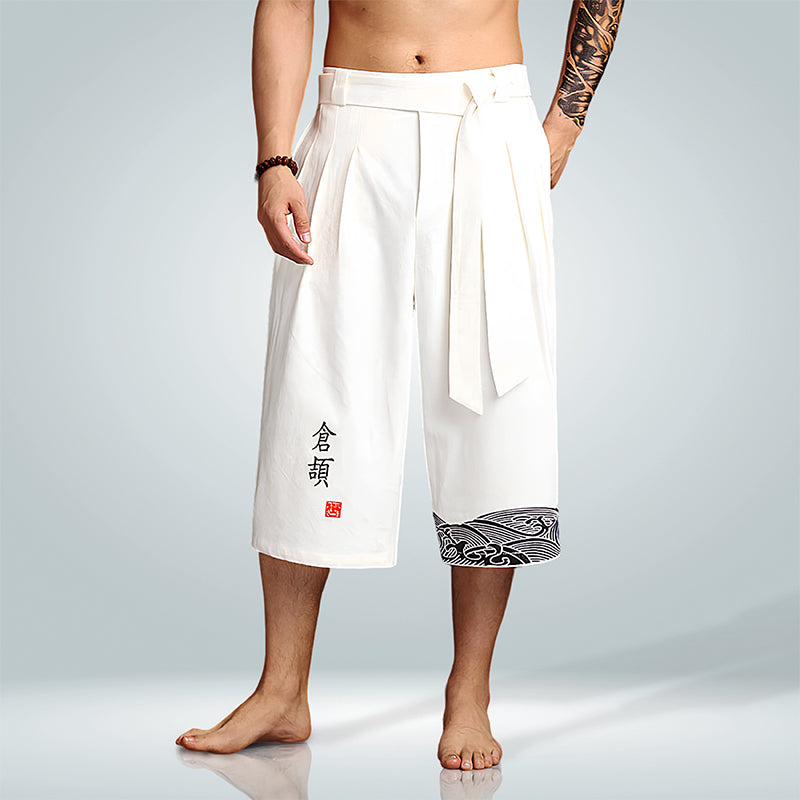 Taro - Japanese comfort cropped pants
