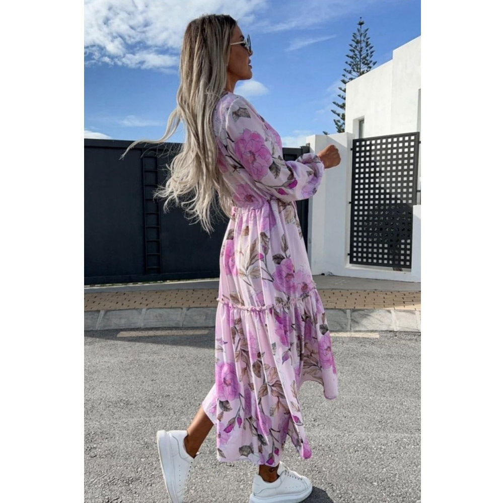 Chloé™ Floral Print Midi Dress