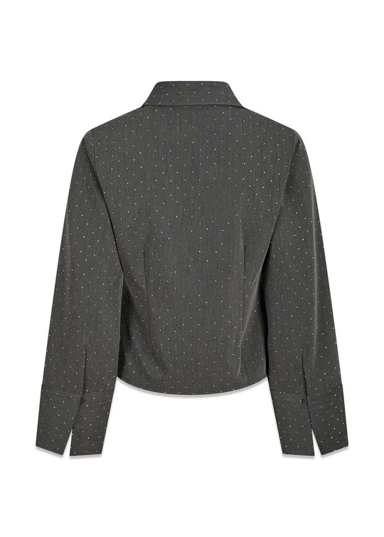 Rosa Bedazzled Shirt - Grey