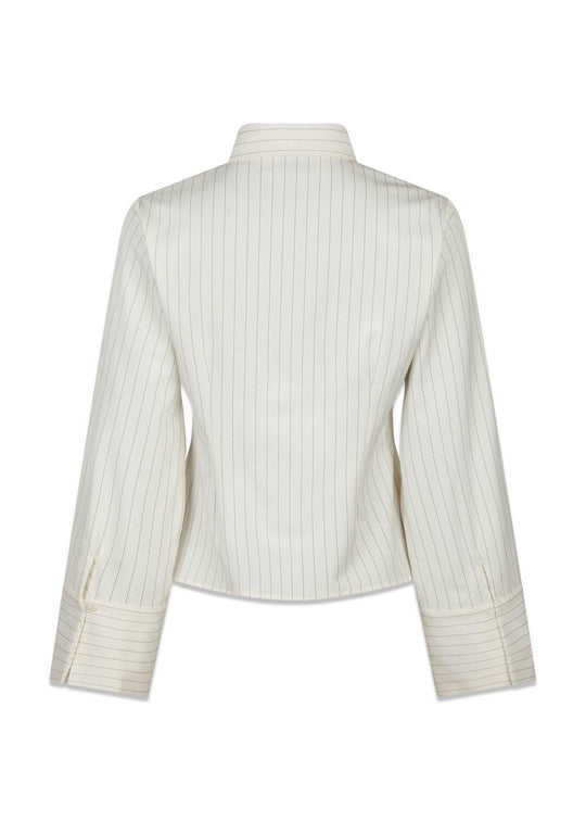 Rosa Pinstripe Shirt - White