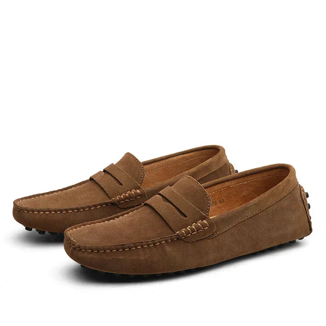 Laurent™ | Marina suede loafers