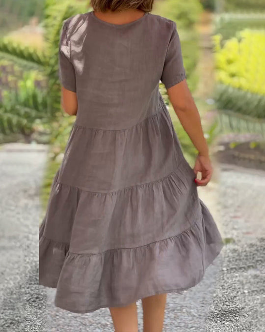 Virella™ Dress in cotton and linen