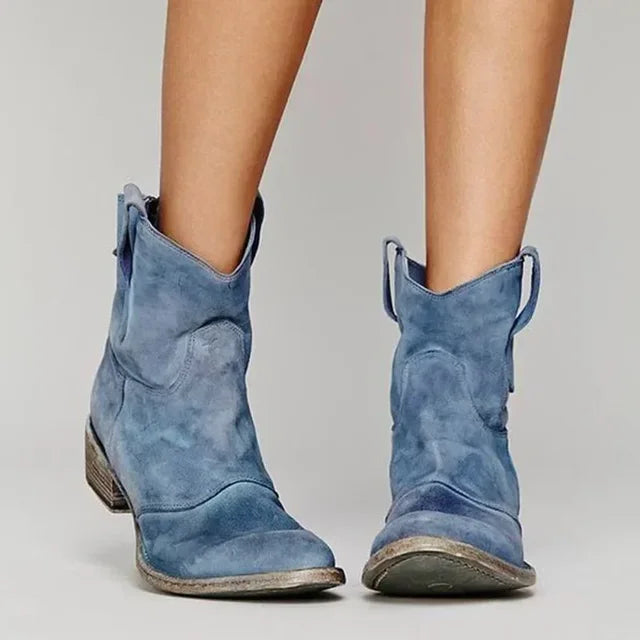 Destiny™ Vintage Cowboy Ankle Boots