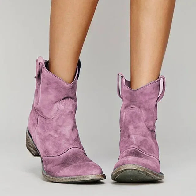 Destiny™ Vintage Cowboy Ankle Boots
