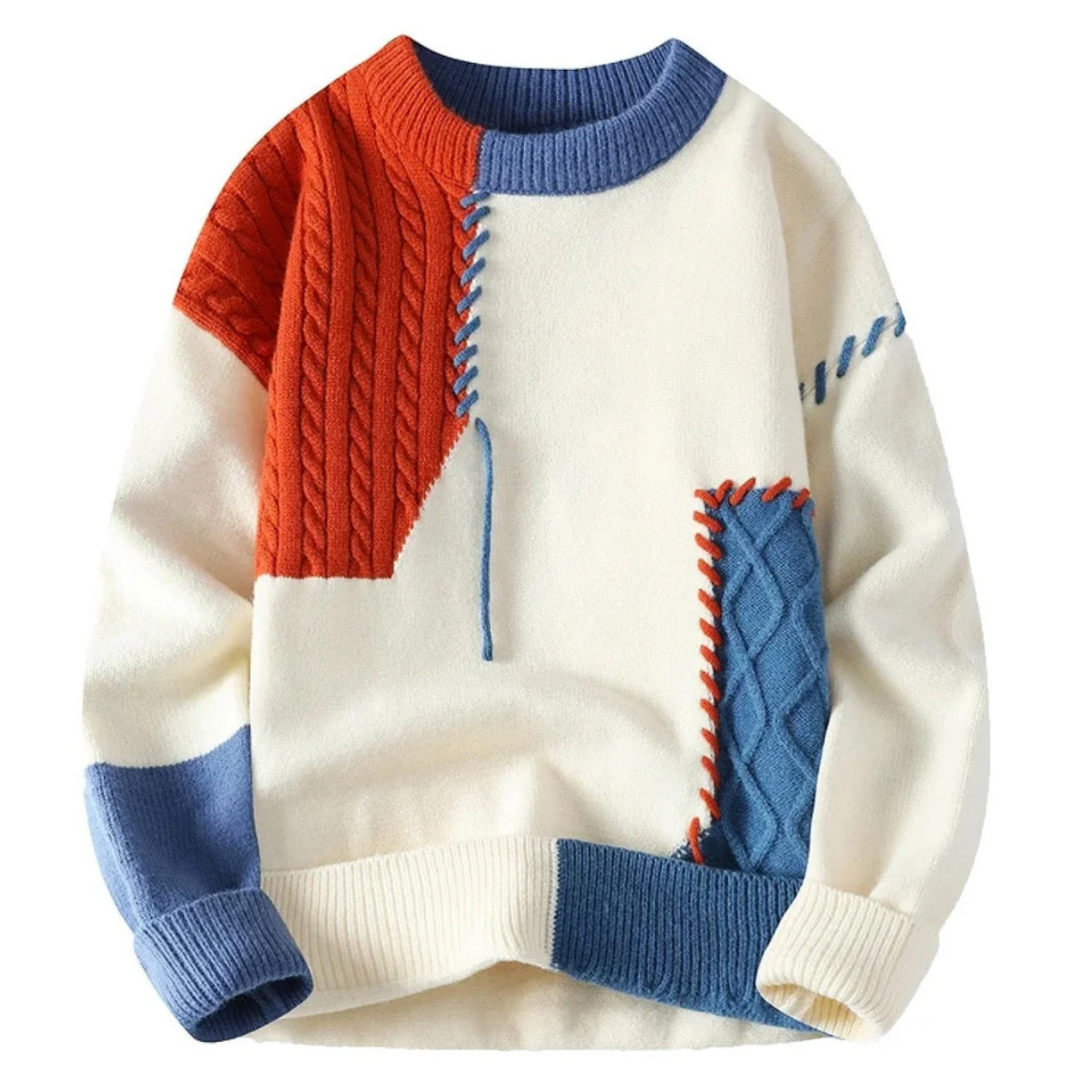 Lavezzi™ | Stylish patchwork sweater