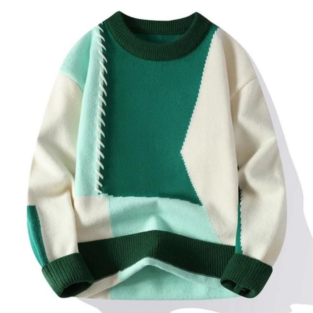 Lavezzi™ | Stylish patchwork sweater