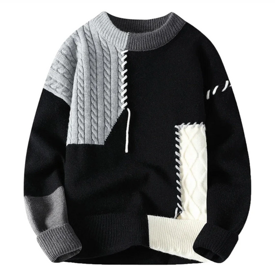 Lavezzi™ | Stylish patchwork sweater