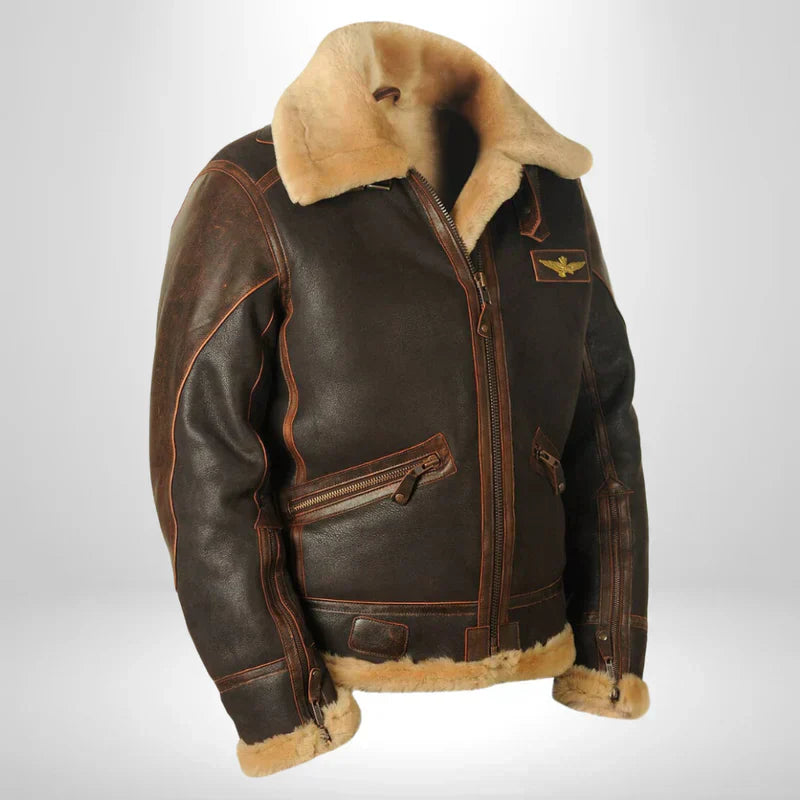 HUNTER™ Original Men's Leather Winter Jacket