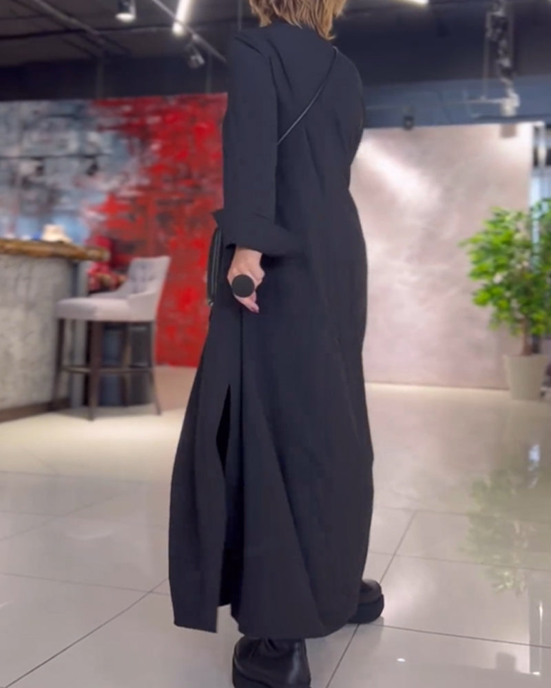Evite™ Long soft stretch dress
