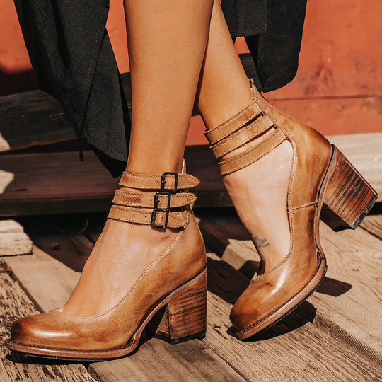 Luna™ Vintage Leather Heels