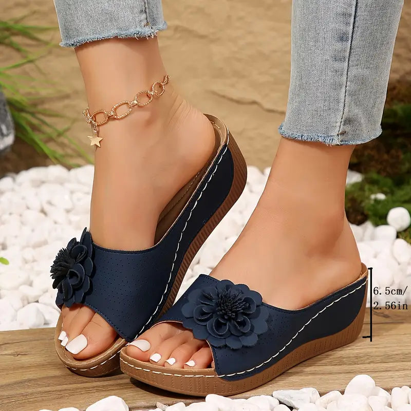 Nikita™ Women's Floral Wedge Sandals