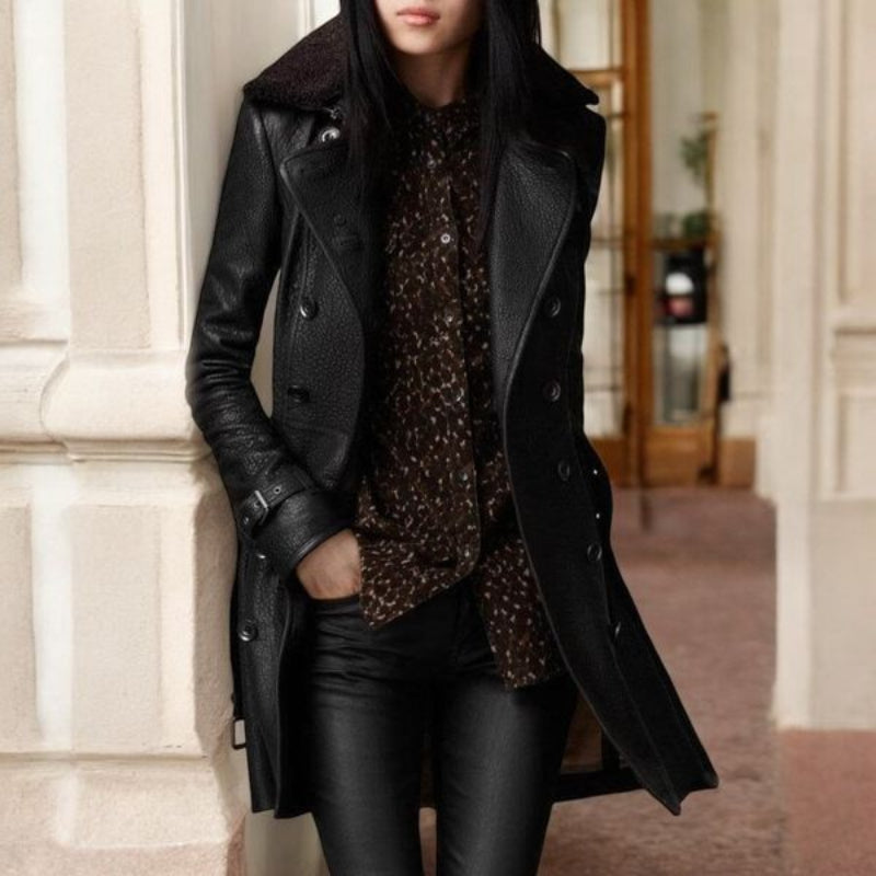 Theresa™ | Premium Leather Coat
