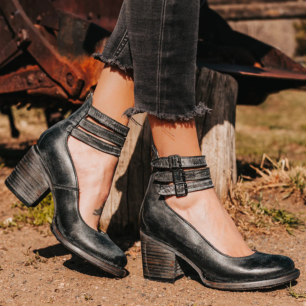 Luna™ Vintage Leather Heels