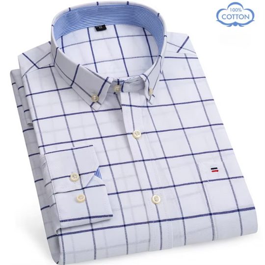 Carlos™ Cotton Long Sleeve Check Shirt
