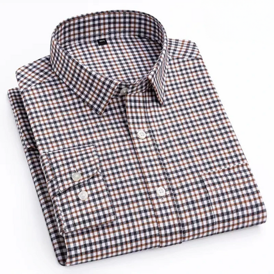 Felix™ Cotton Long Sleeve Striped Shirt