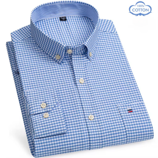 Carlos™ Cotton Long Sleeve Check Shirt