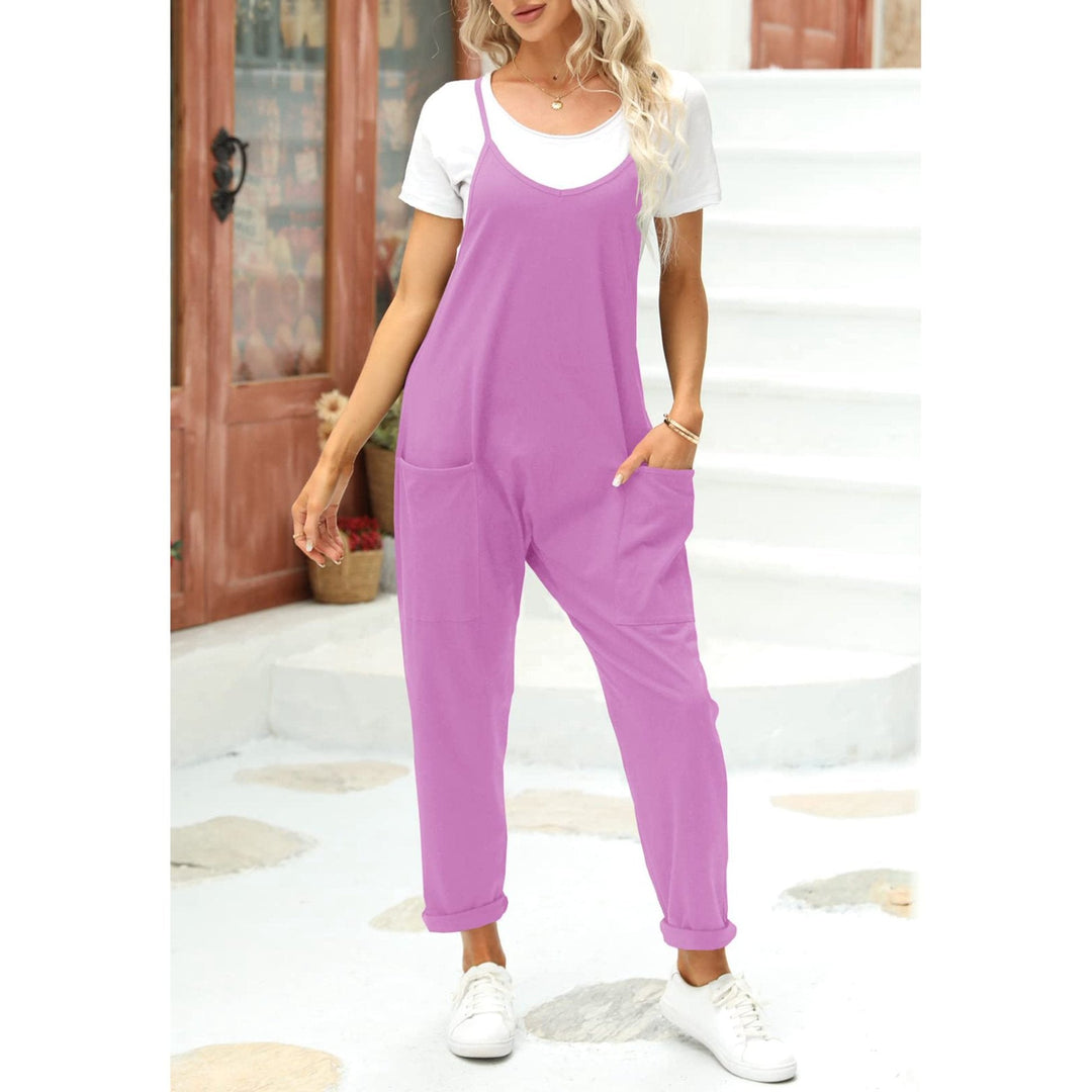 Women's Casual Wide Leg Comfy Jumpsuit