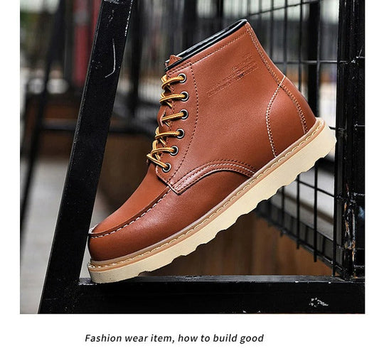 PAUL |  Boots with wool lining +2.35″ +3.15″ +4″