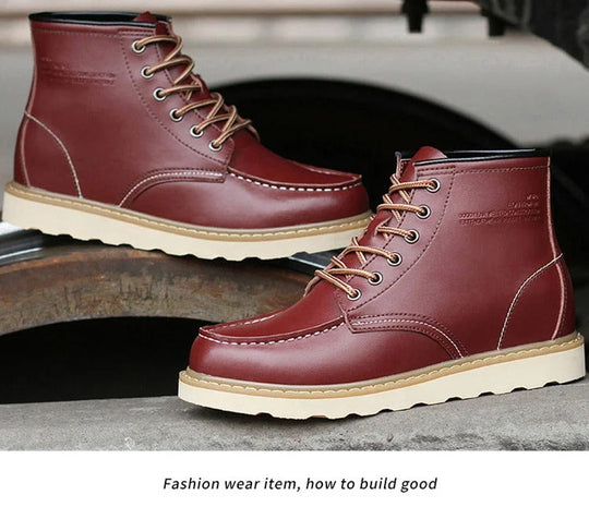 PAUL |  Boots with wool lining +2.35″ +3.15″ +4″