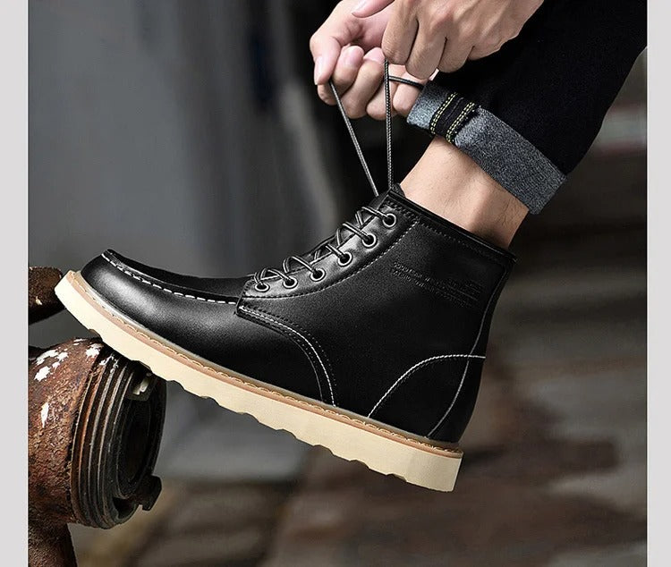 PAUL |  Boots with wool lining +2.35″ +3.15″ +4″
