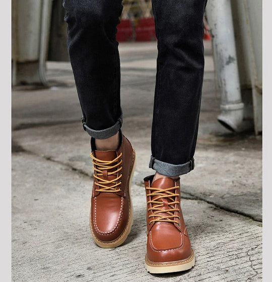PAUL |  Boots with wool lining +2.35″ +3.15″ +4″