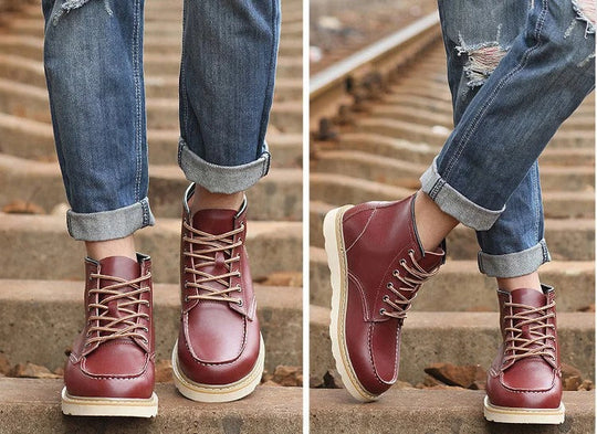 PAUL |  Boots with wool lining +2.35″ +3.15″ +4″