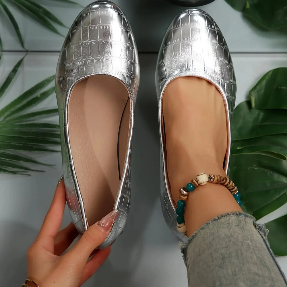 Orthopedic leather shoes, lightweight, non-slip, breathable for women