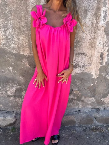 Roza™ Cotton Linen Bloom Dress