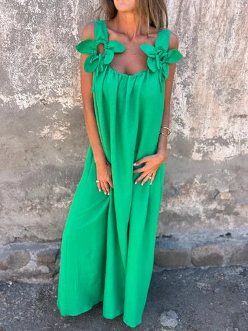 Roza™ Cotton Linen Bloom Dress