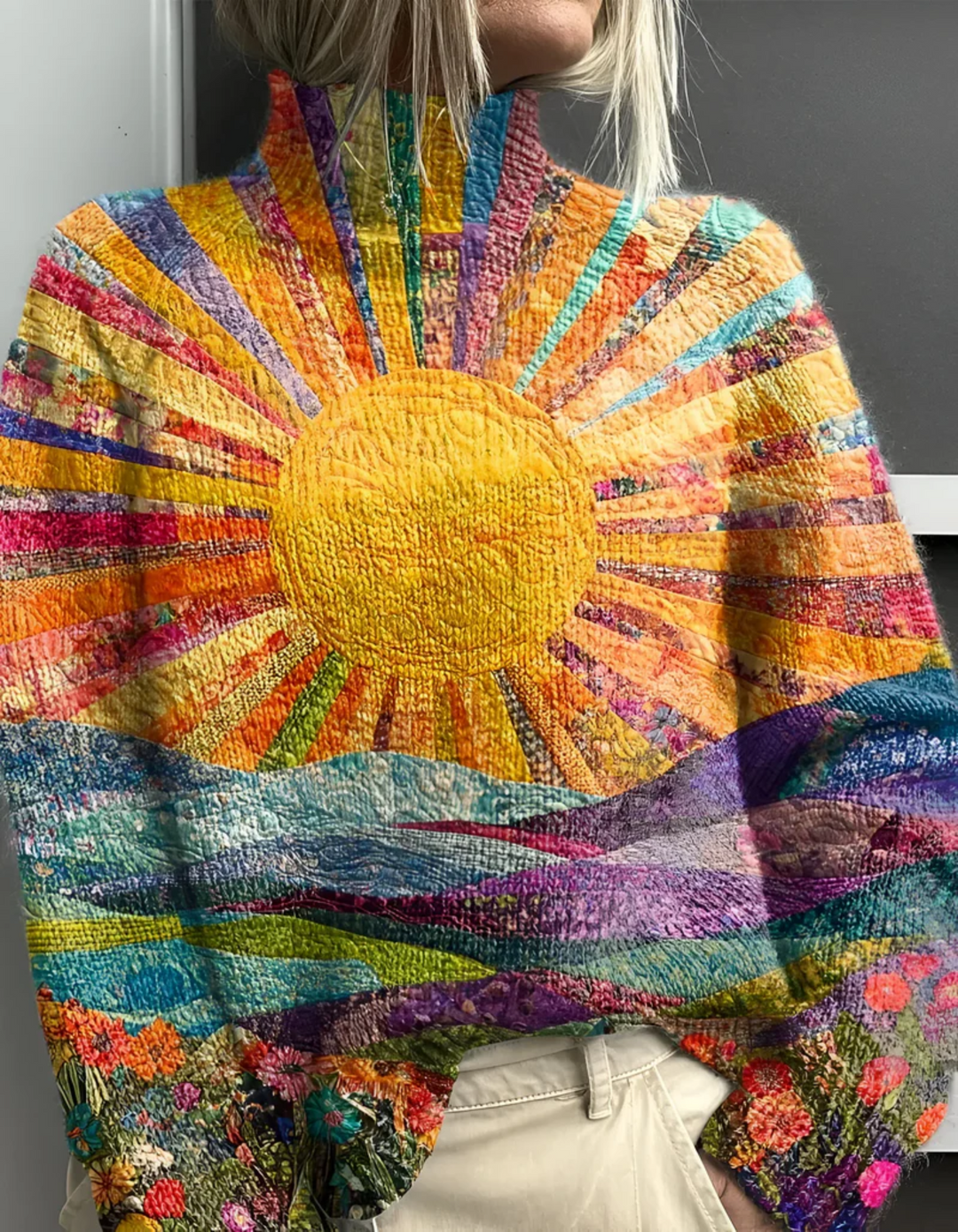 Abélia™ Colorful and cheerful turtleneck