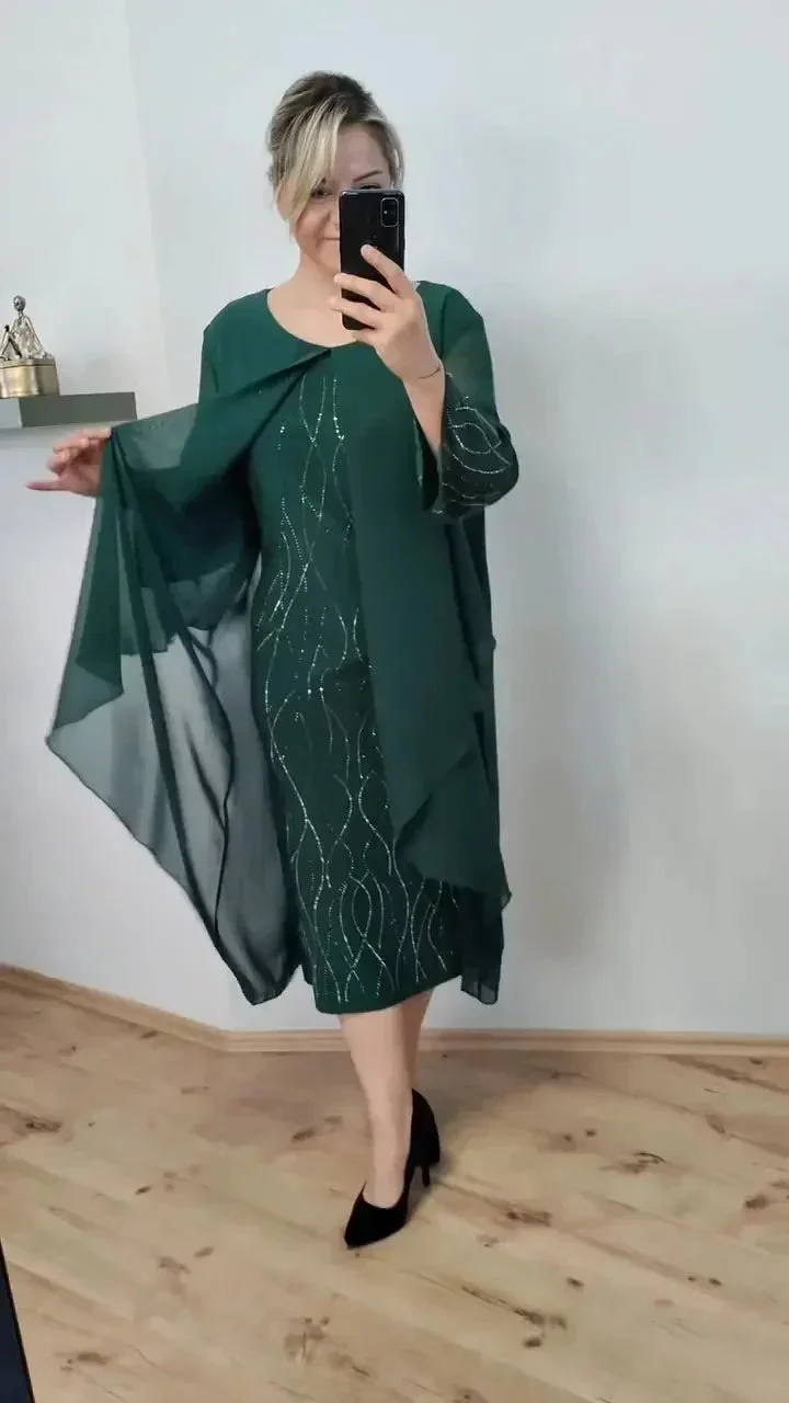 Moda™ Fashionable chiffon dress