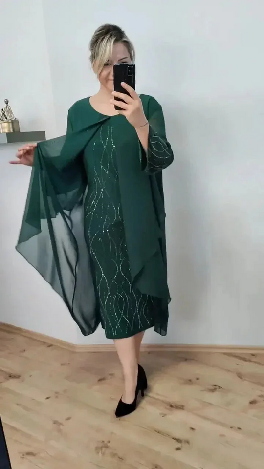 Moda™ Fashionable chiffon dress