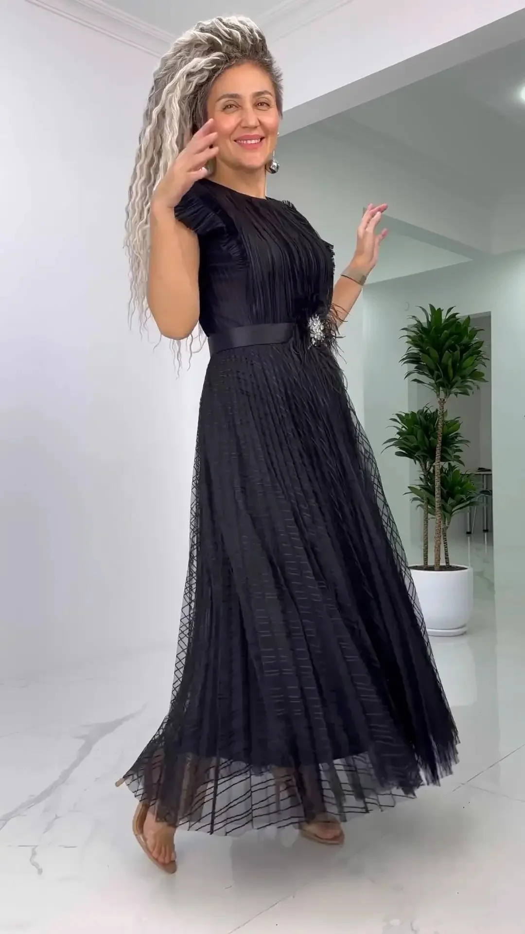 Elvira™ Graceful Chiffon Dress