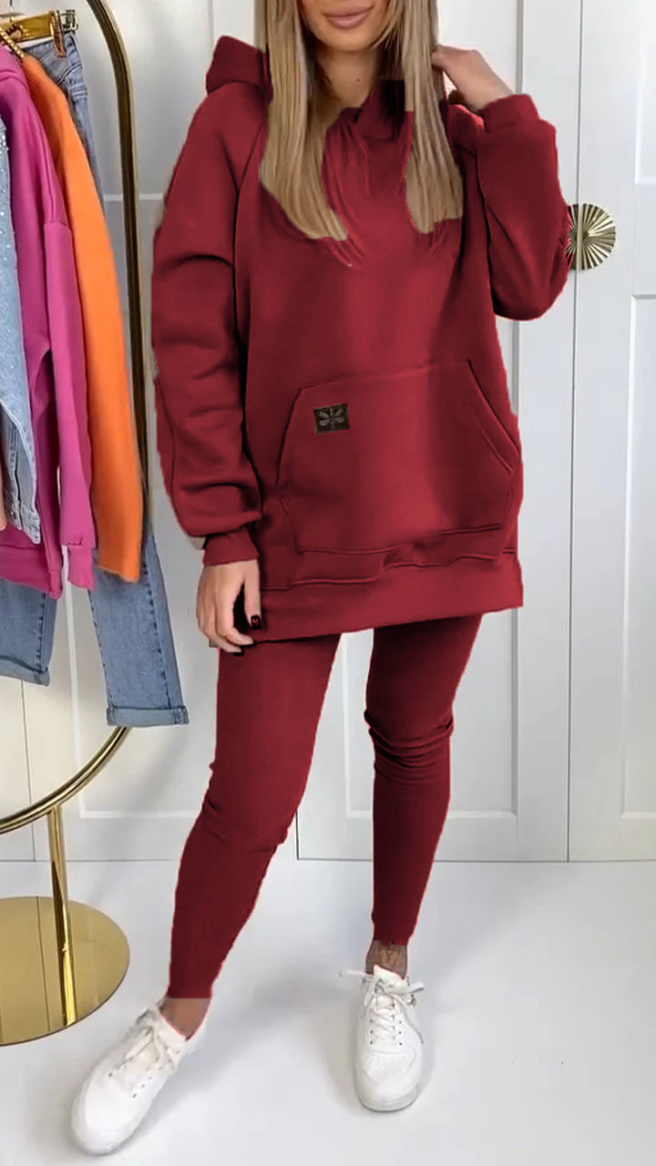 Luna™ Lounge Set - Hooded Slit Casual Suit