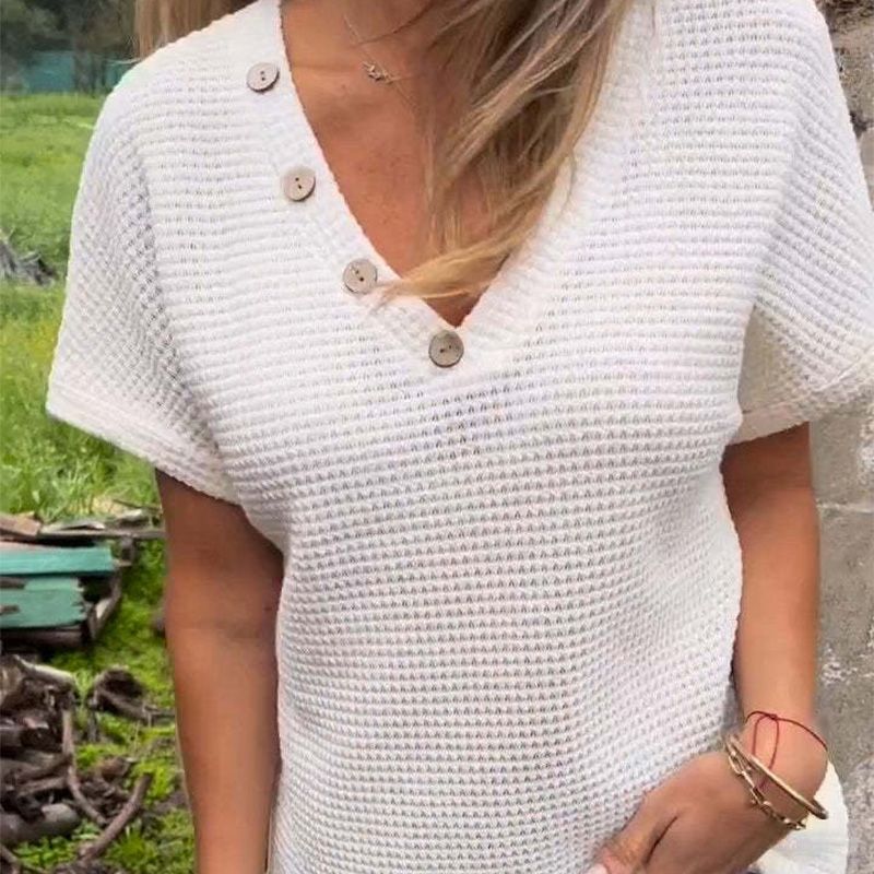 Maglietta™ Classy Short-Sleeve Blouse