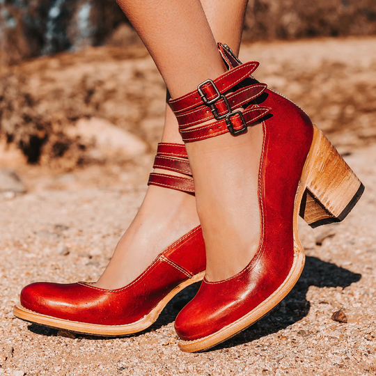 Luna™ Vintage Leather Heels