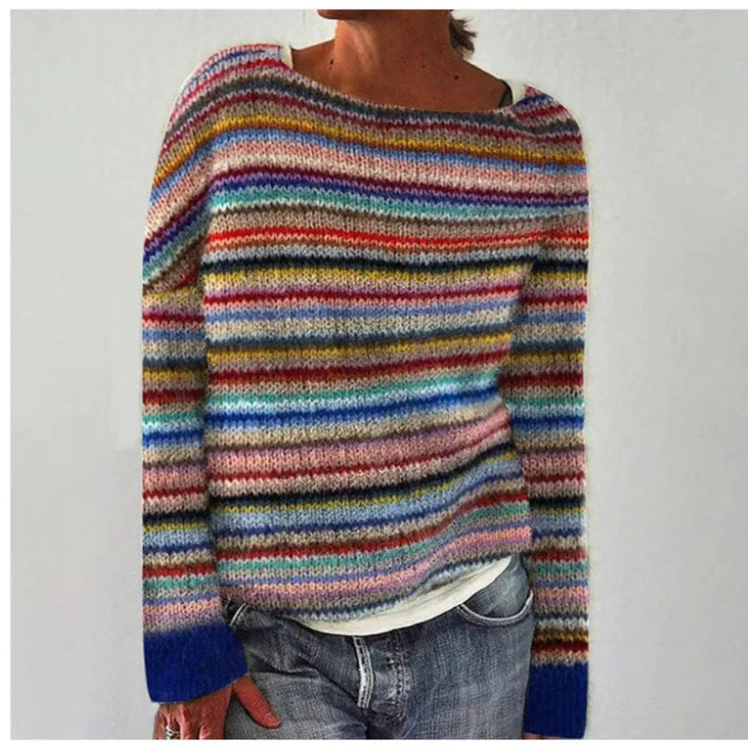 Elvira™ Cashmere Retro Sweater