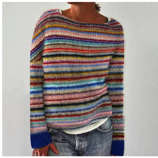 Elvira™ Cashmere Retro Sweater