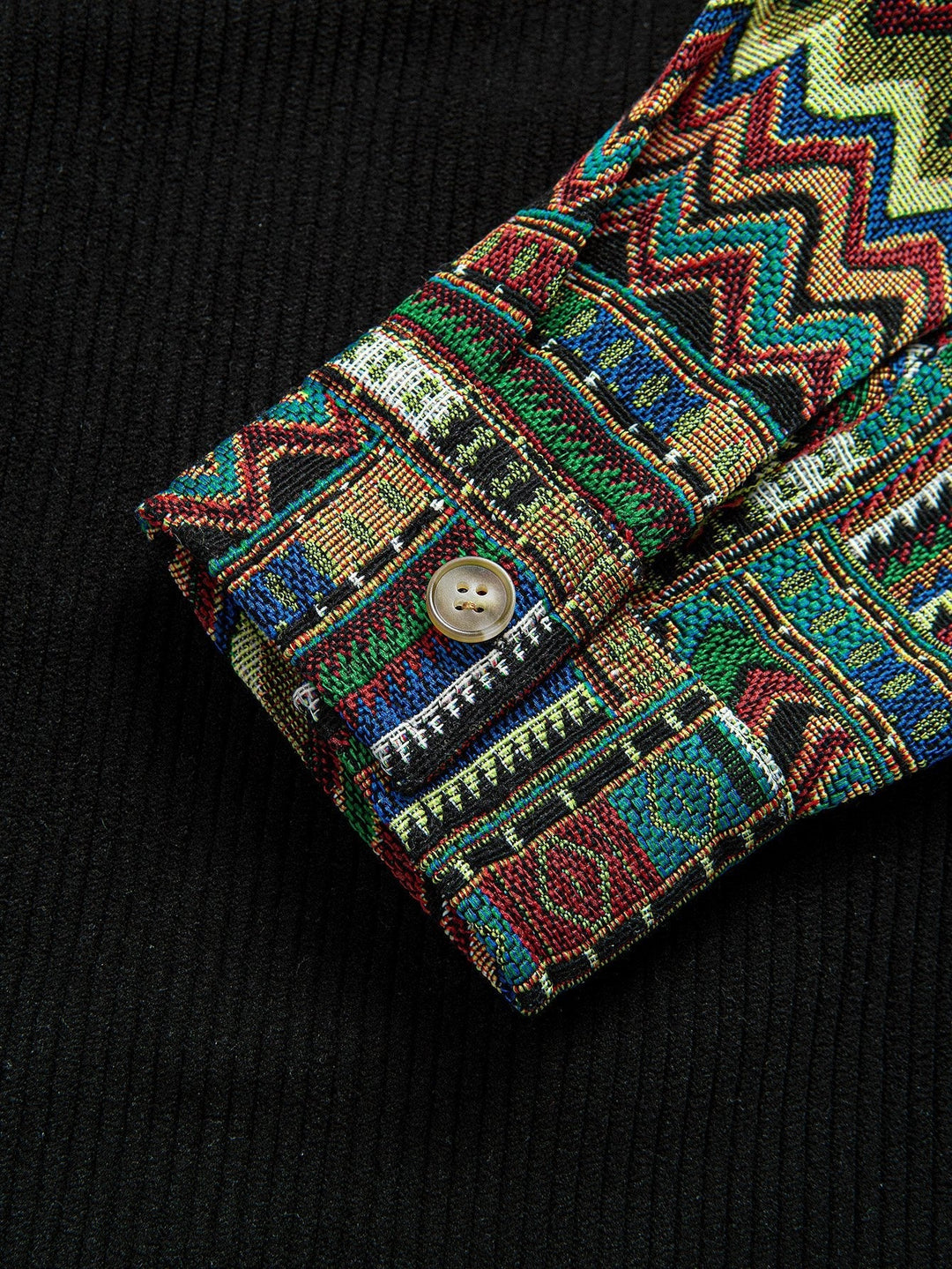 Laurent™ - Patchwork corduroy shirt