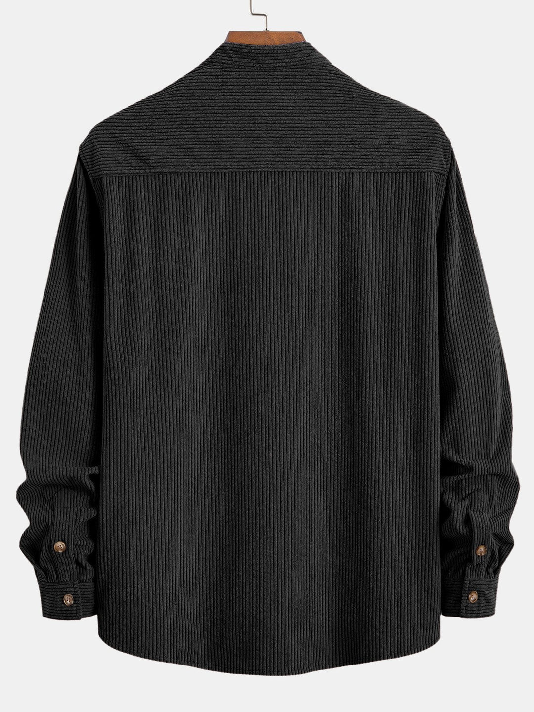 Corduroy Slight browned collar shirt